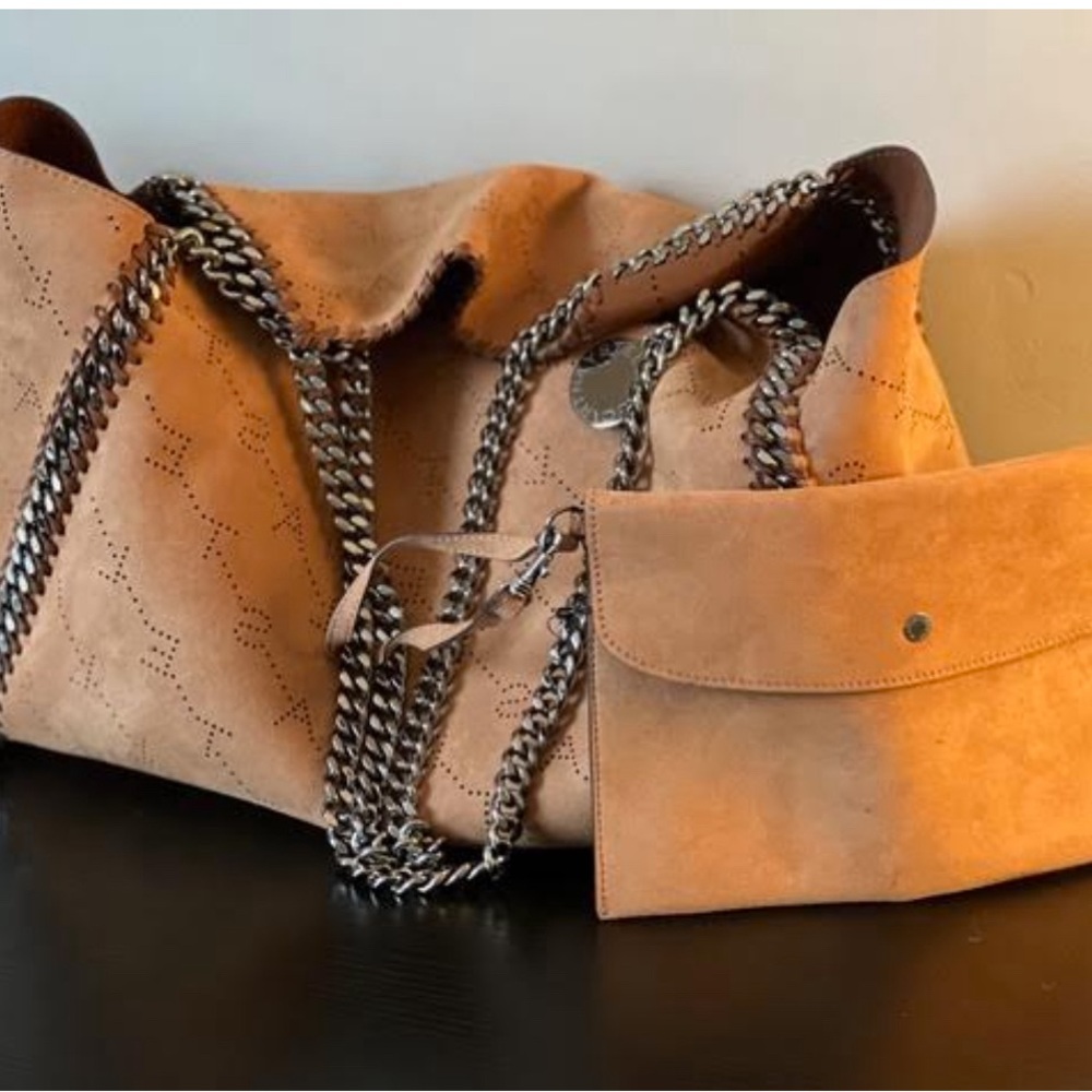 STUNNING Stella McCartney Falabella Shaggy Deer Large Reversible Tote.